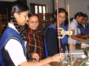 Chemistry Teacher and Student